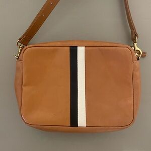 Clare V. MIDI Sac - natural with stripes - excellent condition!